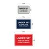 Classic Framed Under 30? Please Have Your ID Ready Sign (Black) - Large