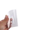 JIHUOO 20 Pcs Plastic Cake Scraper Transparent Cream Scraper Smoother Pastry Spatula Batter Scraper