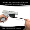 Trigger Sheath Trigger Guard Holster Black with Paracord (Ruger LCP .380)
