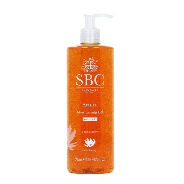 SBC Skincare Arnica Moisturising Skincare Gel - 500ml | Arnica Montana Gel | Award Winning Arnica Gel | Arnica Gel for The Family | Sport, Muscle Relief Gel