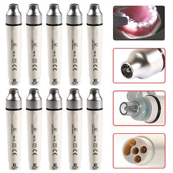 10 Ultrasonic Piezo Dental Scaler Handpiece LED light For EMS/WOODPECKER EMS-XX