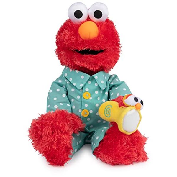 GUND Sesame Street Official Bedtime Elmo Muppet Plush, Premium Glow-in-The-Dark Plush Toy for Ages 1 & Up, Red, 12”