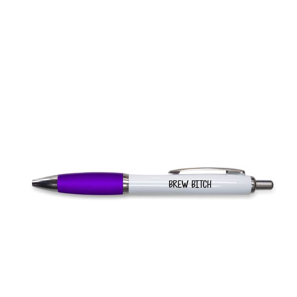 Rude Pens For Adults | Funny Boss Gifts Leaving Presents For Colleagues | Silly Ballpoint Pen Novelty Funky Stationery Quirky Gift Office Desk Accessories (Purple_PAP55)