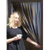 Solid Window Panel, Bug Blind, Fly Blind, Strip Blind, Door Bezel – Gold and Silver (100 cm wide)