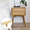 Kigniote 16PCS Cabinet T Bar Handle Gold Drawer Handles Cupboard Knobs, Stainless Steel Kitchen Knobs Metal Drawer Pulls(Screws Included)
