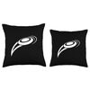 Disc Golf Player Golfer Gift Flying Disc Frisbee Dad Present Throw Pillow