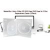MasterStor 14mm 3 Way CD DVD Clear DVD Case for 3 Disc Replacement Cases (1Pack)