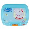 Stor Sandwich Snack Peppa Pig Plastic Colourful Estándar