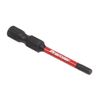 Sealey 3pc 50mm Hex 3mm Impact Power Tool Bit Set - AK8236, Red