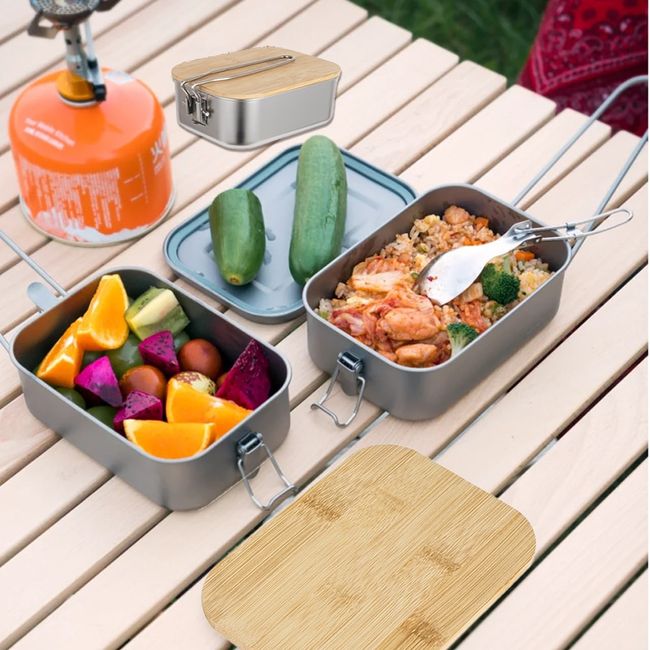 Portable Stainless Steel Japanese Bento Box