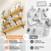 Shelf Brackets,10 inch 2 Pcs Wall Mounted Shelving Bracket