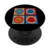 Colorful Pancakes Pop Art Breakfast Fun PopSockets Adhesive PopGrip