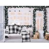 Versatile Buffalo Plaid 2'x6' Rug – Stylish Black and White Entryway Solution