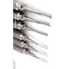 DENTAL LUXATING ELEVATORS STRAIGHT AND CURVED SET OF SIX ELEVATOR ( GERMAN GRADE