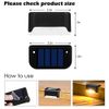 4 PC Solar Pool Side Lights Color Changing Waterproof LED Night Light Yard Decor