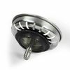 Stainless Steel (3.5) Sink Strainer Replacement Basket Ball Lock Rubber Stopper