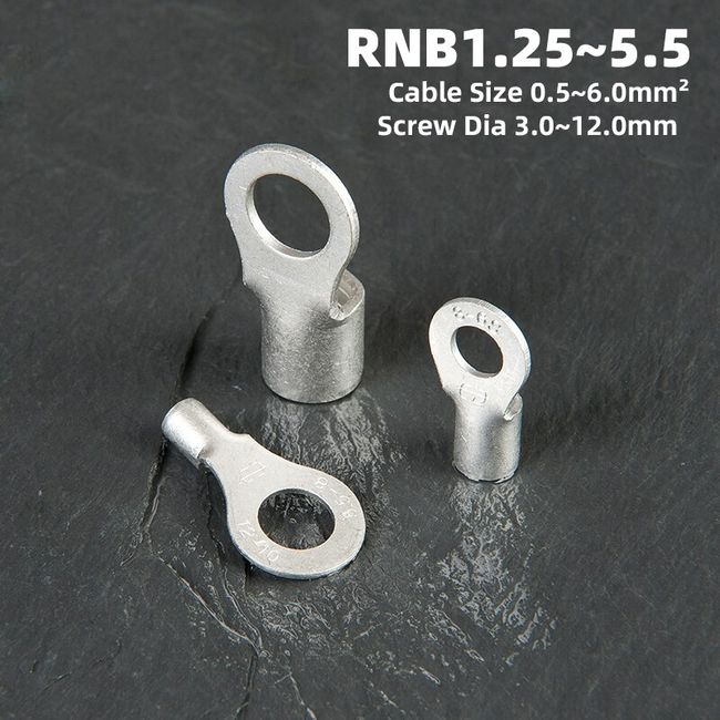 Ring Terminal Naked (5/16 Stud) - Wire size 12-10