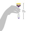 About Body Spa Shave 4-Blade Disposable Razors, Premium Disposable Shavers With Coconut Oil Moisture Pad, 4 Count