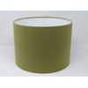 Olive Green Textured 100% Linen Drum Lampshade