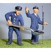 Langley Models Loco Crew Engine Driver + Fireman O Scale UNPAINTED Kit OF17