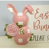 Bunny plaque "Easter Bunny! Please Stop!" - New by Blossom Bucket #13367