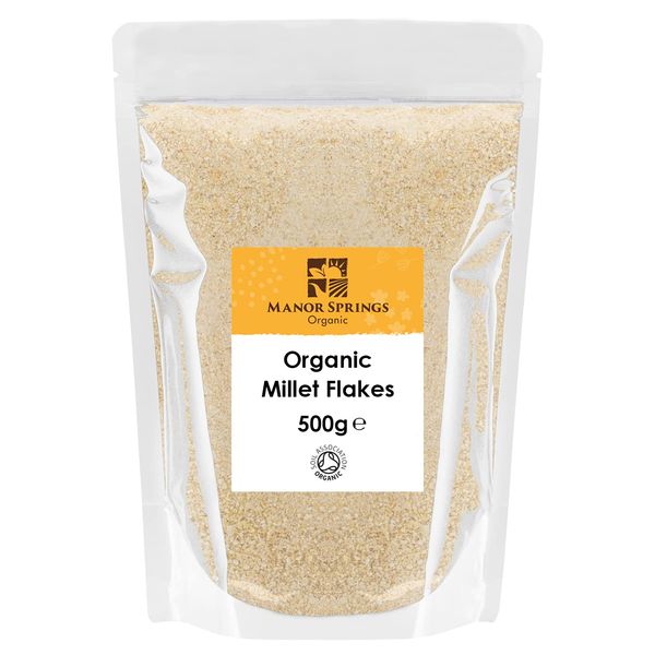 Organic Millet Flakes 500g by Manor Springs Organic