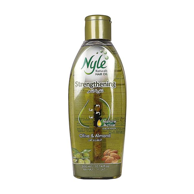 Nyle's Hair Strengthening Oil with Natural Coconut, Olive and Almond 300ml