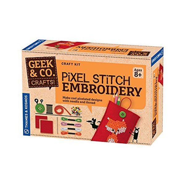 Geek & Co. Craft Pixel Stitch Embroidery Kit