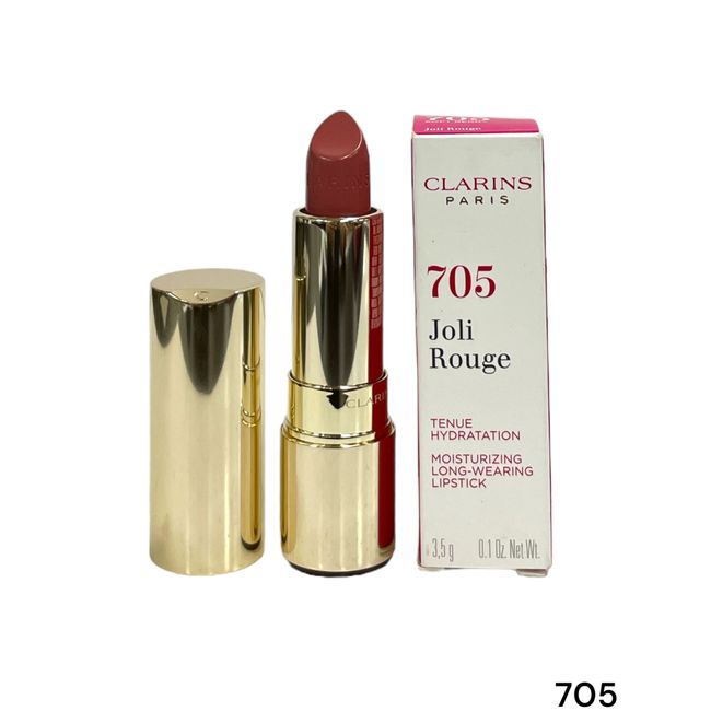 Clarins Joli Rouge Moisturizing Long Wear Lipstick 705 Soft Berry (3.5g/0.1oz)