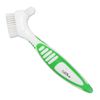 Retainer Case & Denture Brush ~ Storage Container & Brush for Cleaning Ortho Retainers (Green, One Size)