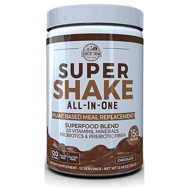 Country Farms Super Shake - Chocolate 12.48 oz Pwdr