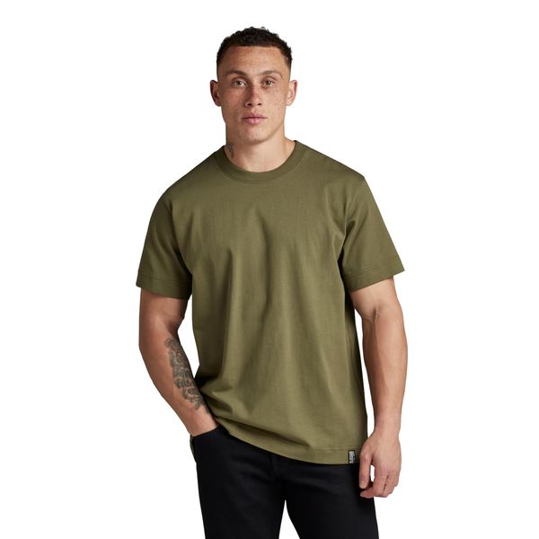 G-STAR RAW Men's Essential Loose T-Shirt, Green (shadow olive D23471-C784-B230), M