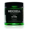 Brickell Men's Renewing Face Scrub For Men, Natural And Organic Deep E