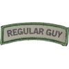 REGULAR GUY NAME TAG ROCKER ARC TAB MILITARY HOOK MULTICAM TACTICAL PATCH