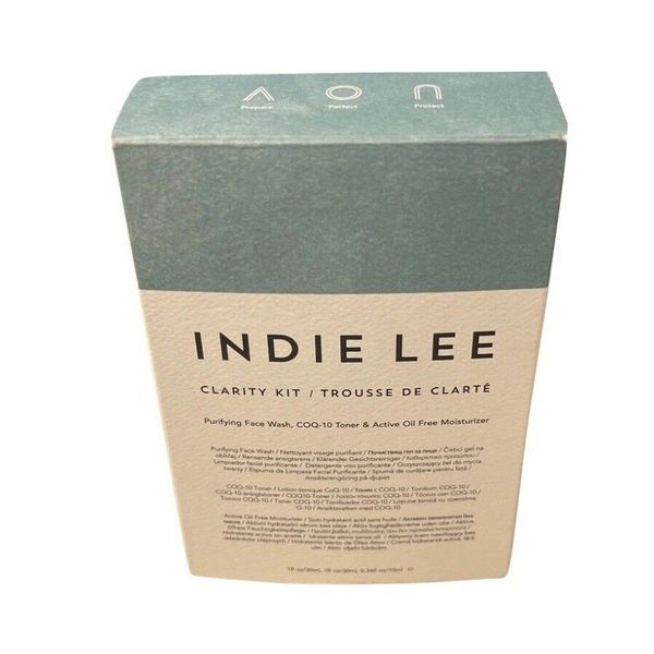 Indie Lee Clarity Kit Wash, Toner, Moisturizer Set