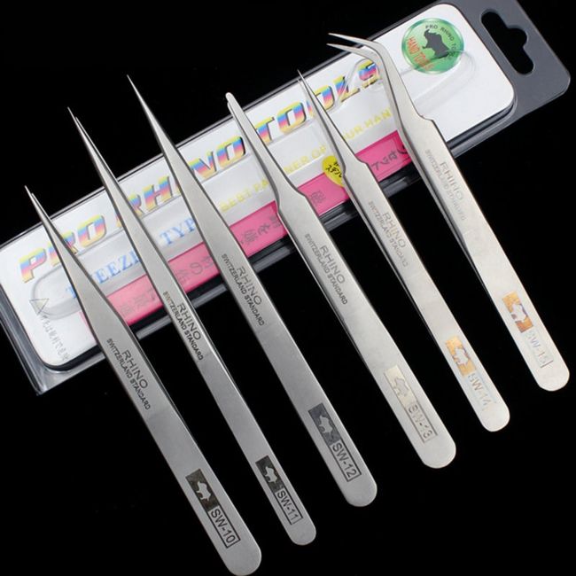 Swiss Pattern Precision Tweezers Set