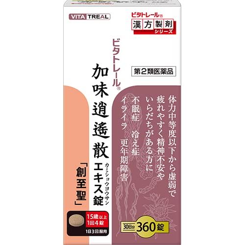[2nd-Class OTC Drug] Vitatrail Kamishoyosan Extract Tablets "Soushisei" 360 Tablets
