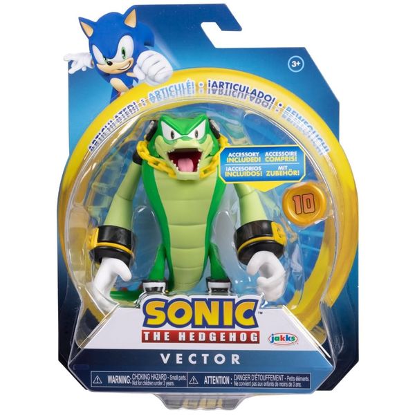 Sonic The Hedgehog 4" Articulated Action Figure Collection (Vector)