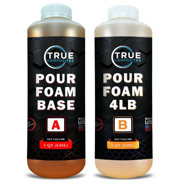 Liquid Expanding Polyurethane Closed Cell 4lb Foam Flotation Insulation 1/2 Gal