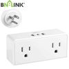 BN-LINK Multi Plug Outlet Extender W/ 2 USB A 1 USB C(5V,2.4A) Wall Plug Adapter