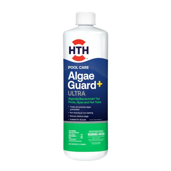 HTH 67244 Swimming Pool Care Ultra Algae Guard Plus, 32oz