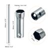 uxcell Dual End Wrench Socket Spark Plug Spanner Set Socket Size 16mm 21mm 17/19mm 3pcs