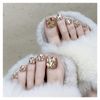 Nail Tips, Feet, 24 Pieces, Thumb Nail Stickers, False Nails, Nail Tips, Toenails, Reusable, Gel Nail Tips, Summer Nails, Summer Weddings, Coming-of-Age Ceremonies, Easy Nails, Removable For Feet (YL230509)