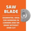 FEIN 63502113210 HCS Blade Segmented Saw, Colour Coded