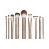 Real Techniques Au Naturale Makeup Brush Kit, For Foundation, Powder, Eyeshadow, Blush, Bronzer, & Concealer, Premium Quality Face Brushes, 9 Piece Set