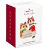 Hallmark Keepsake Christmas Ornament 2019 Year Dated Clever Sisters Foxes