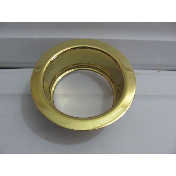 Westbrass Extra Deep Disposal Flange Polished Brass For In-Sink Erator Disposal