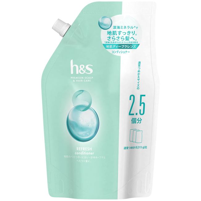 H&S Refreshing Conditioner Refill, Extra Large Size, 28.2 oz (800 g)