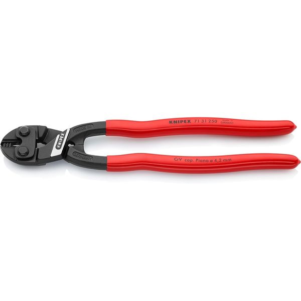 Knipex CoBolt® XL Compact Bolt Cutter black atramentized, plastic coated 250 mm 71 31 250