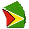 Guyana Flag Set Of 4 Coasters